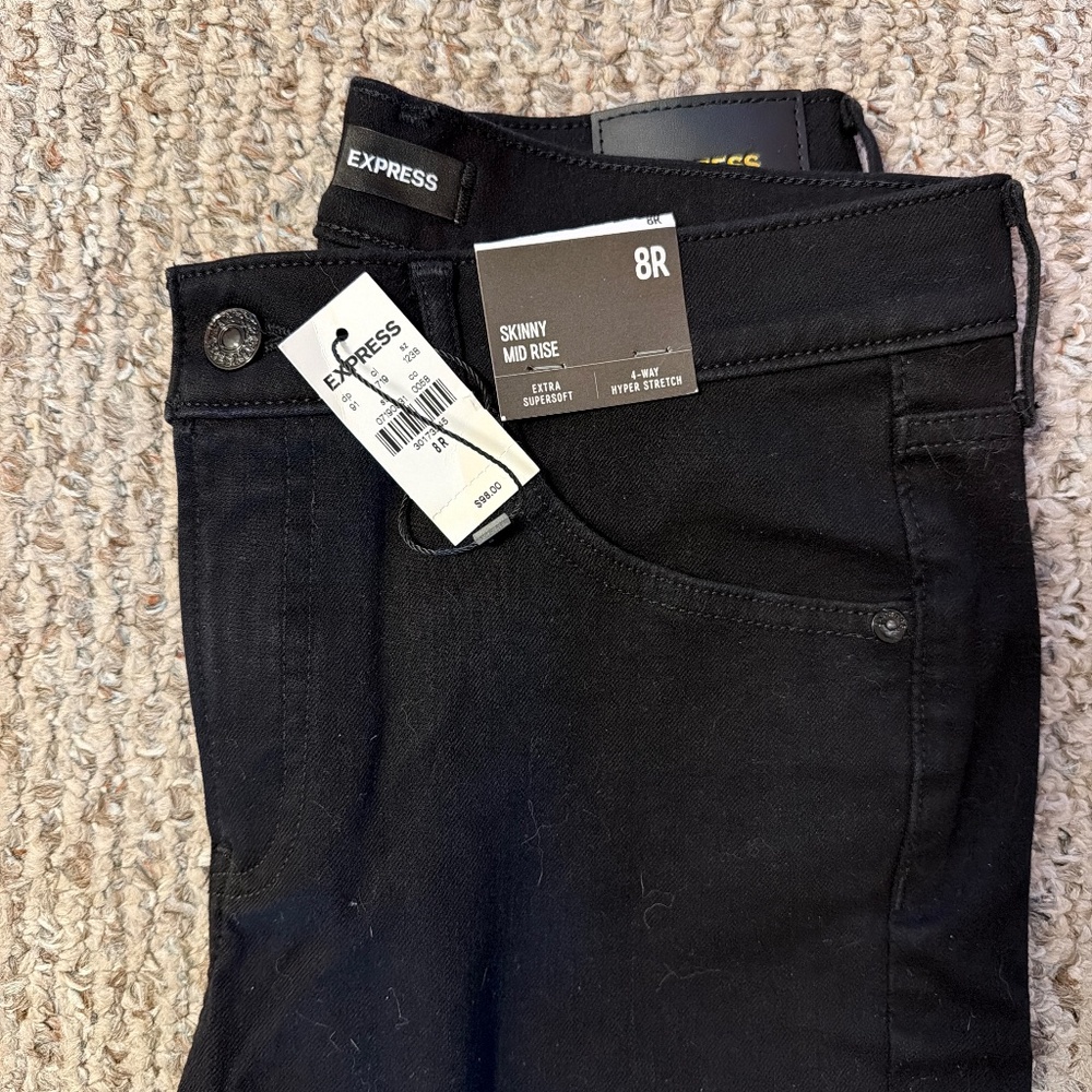 Express women’s black jeans